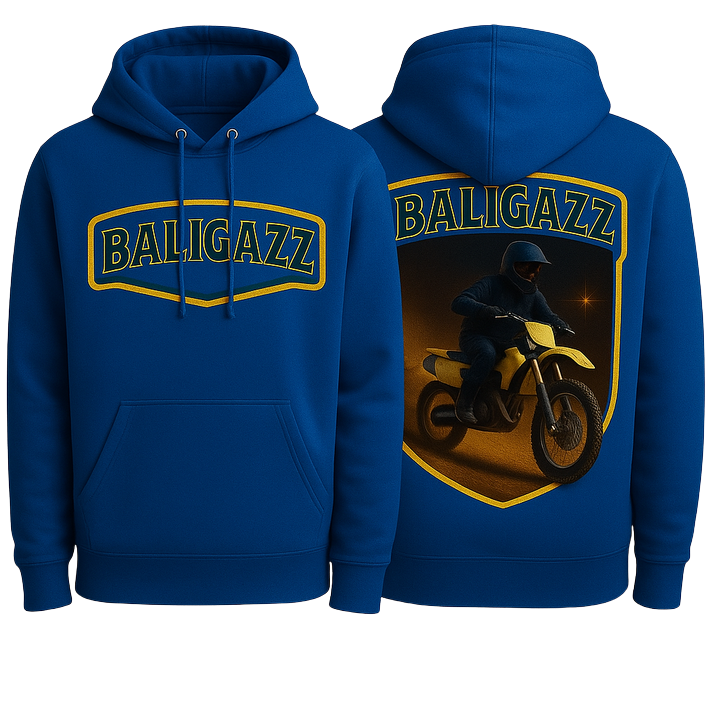 BALIGAZZ Heavyweight Hoodie – Born to Ride Edition
