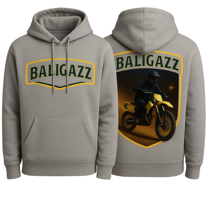 BALIGAZZ Heavyweight Hoodie – Born to Ride Edition