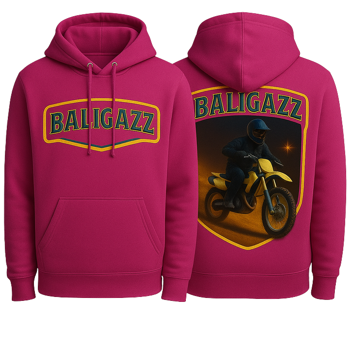 BALIGAZZ Heavyweight Hoodie – Born to Ride Edition