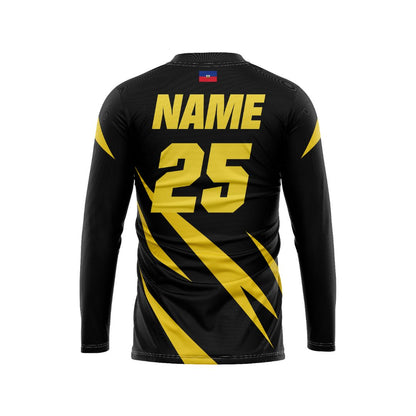 BALIGAZZ Premium Motorsports T-Shirt – Black & Yellow