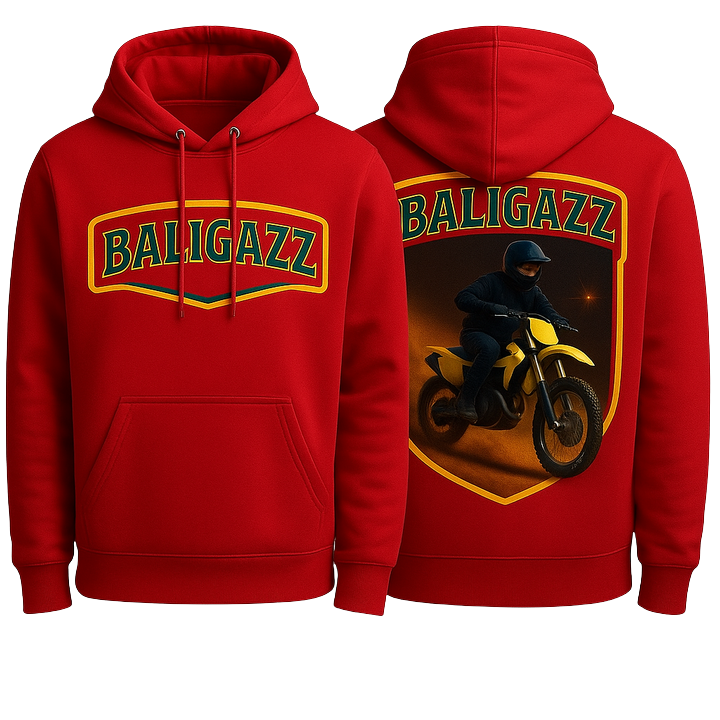BALIGAZZ Heavyweight Hoodie – Born to Ride Edition