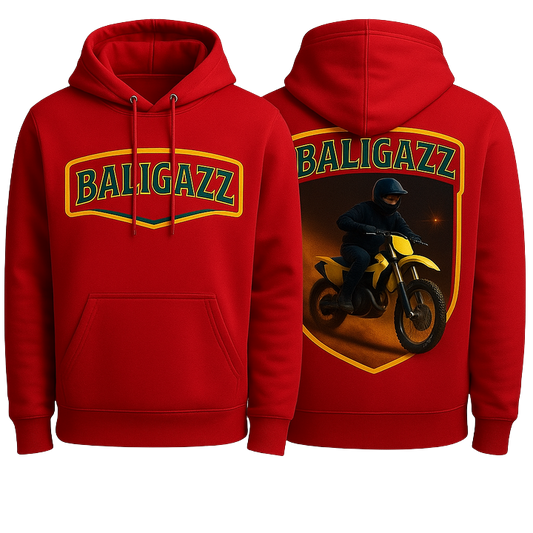 BALIGAZZ Heavyweight Hoodie – Born to Ride Edition